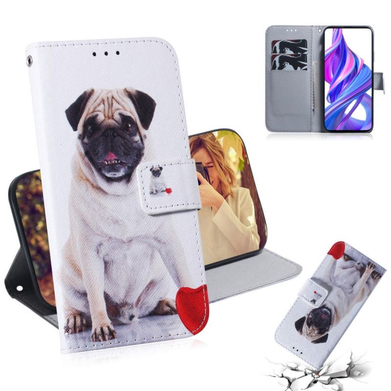 Étui Housse Huawei P Smart Pro / Honor 9x Pro Pug Dog