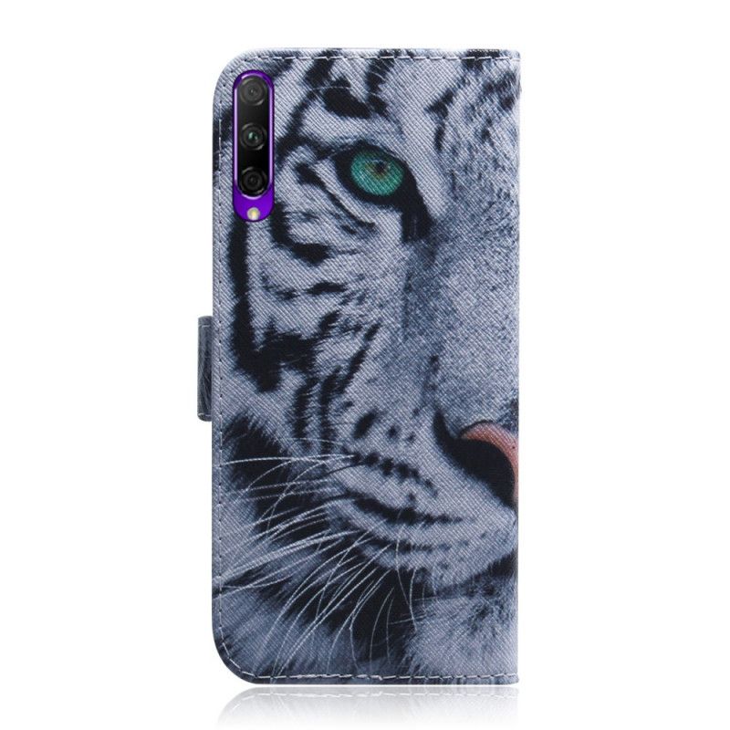 Housse Huawei P Smart Pro / Honor 9x Pro Tigre Blanc