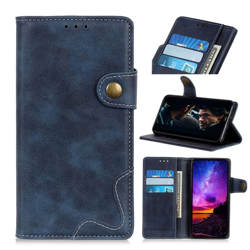Housse Huawei P Smart Z / Honor 9x Artistique Couture Bouton