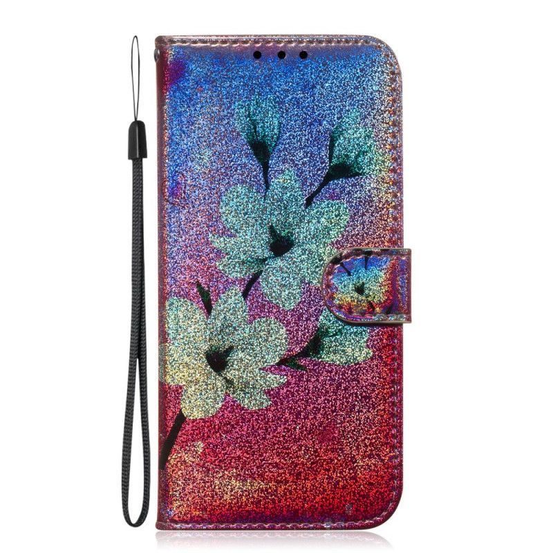 Housse Huawei Y5 2019 / Honor 8s Floralies Paillettes