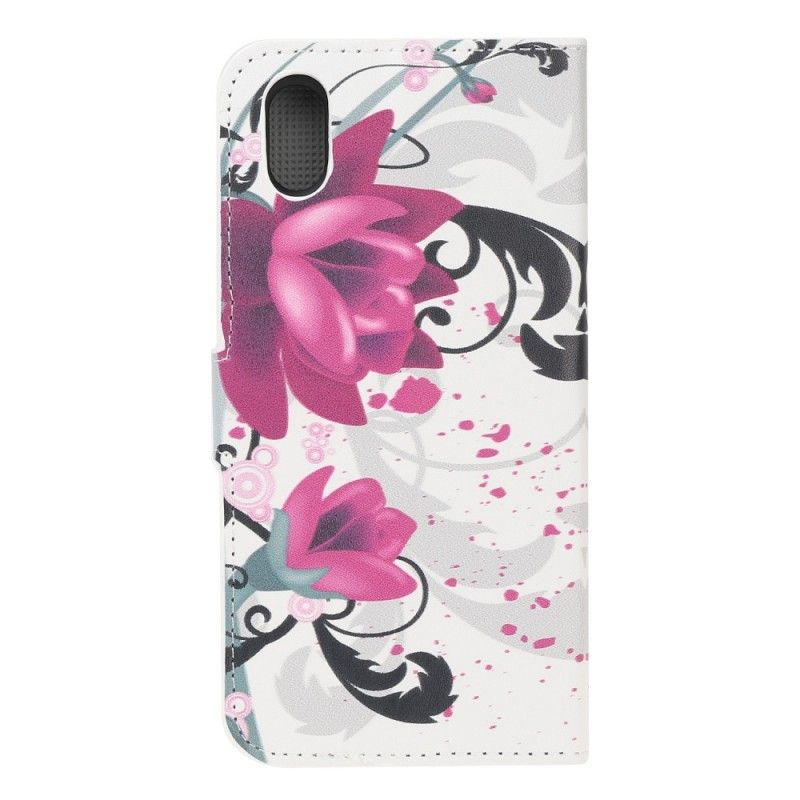 Housse Huawei Y5 2019 / Honor 8s Tropical Flowers