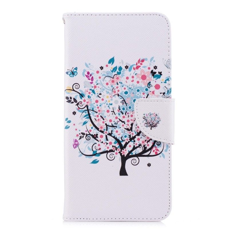 Housse Huawei Y7 2018 / Honor 7c Flowered Tree