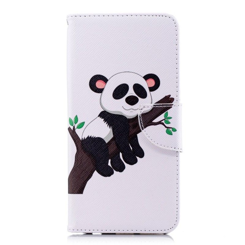 Housse Huawei Y7 2018 / Honor 7c Panda Paresseux