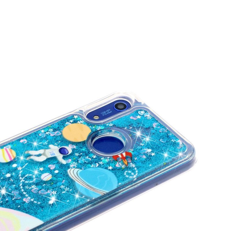 Coque Honor 8a / Huawei Y6 2019 Astronaute Paillettes