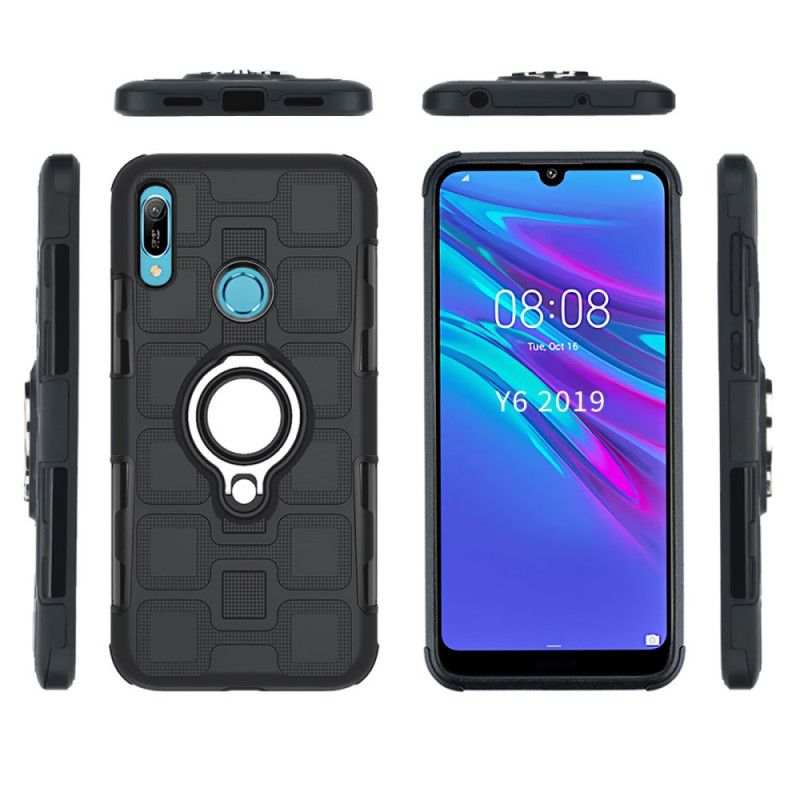 Coque Honor 8a / Huawei Y6 2019 Super Résistante Avec Anneau-support