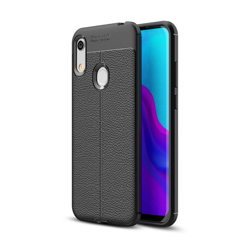 Coque Huawei Honor 8a / Huawei Y6 2019 Effet Cuir Litchi Double Line