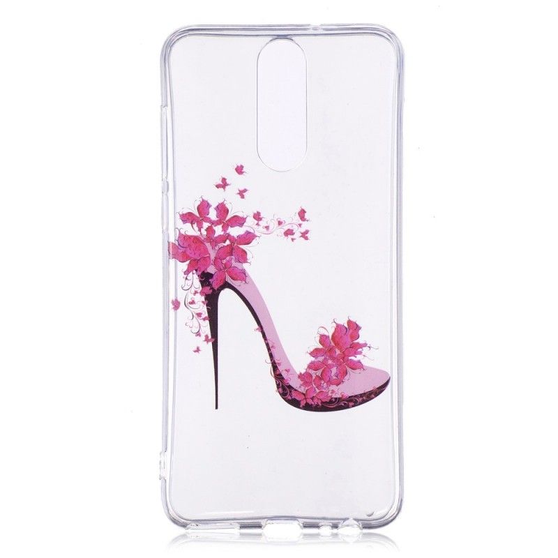 Coque Huawei Mate 10 Lite Escarpin Fleuri