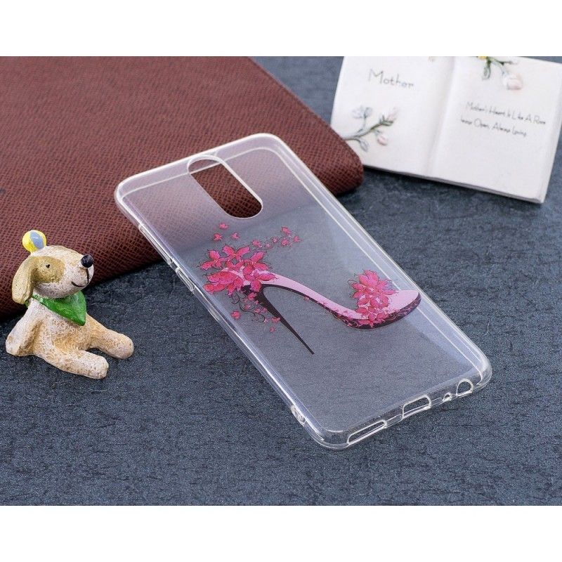 Coque Huawei Mate 10 Lite Escarpin Fleuri