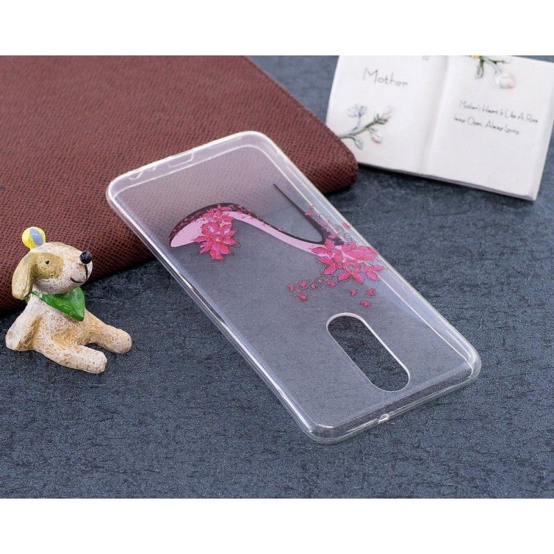 Coque Huawei Mate 10 Lite Escarpin Fleuri