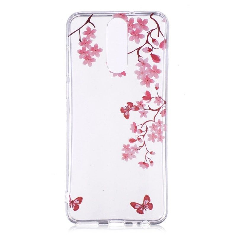 Coque Huawei Mate 10 Lite Transparente Arbre Fleuri