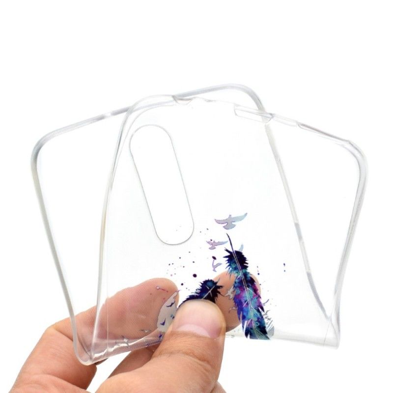 Coque Huawei Mate 10 Lite Transparente Plumes