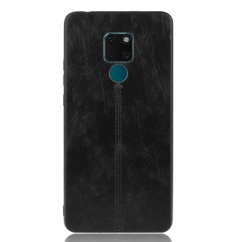 Coque Huawei Mate 20 Effet Cuir Couture