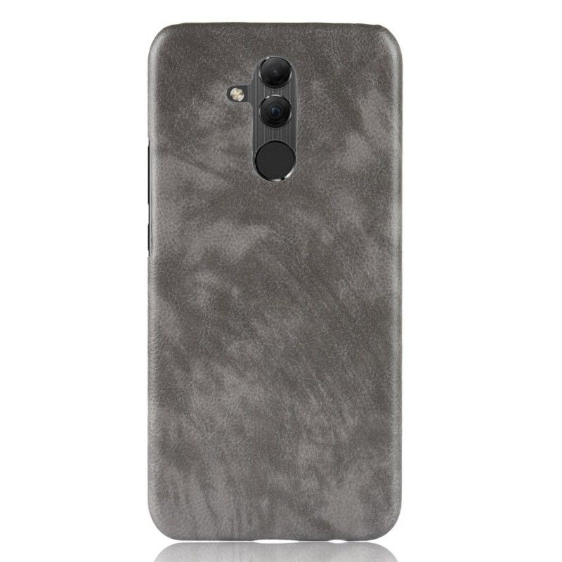 Coque Huawei Mate 20 Lite Effet Cuir Litchi