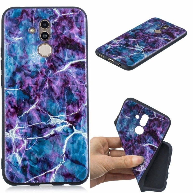 Coque Huawei Mate 20 Lite Marbre Violet