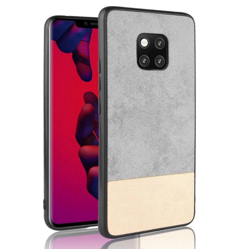 Coque Huawei Mate 20 Pro Bicolore Simili Cuir