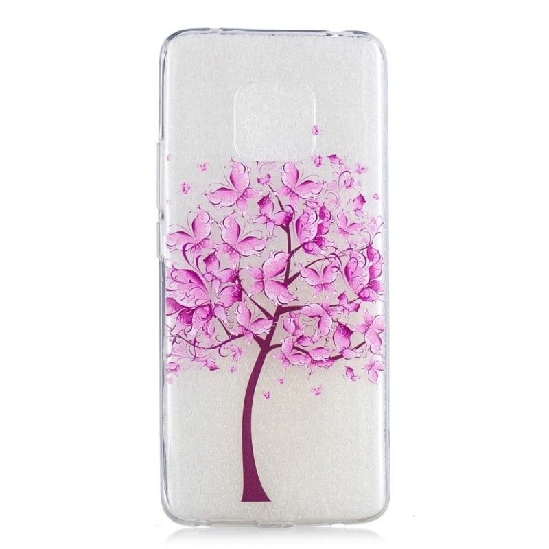 Coque Huawei Mate 20 Pro Transparente Arbre À Papillon