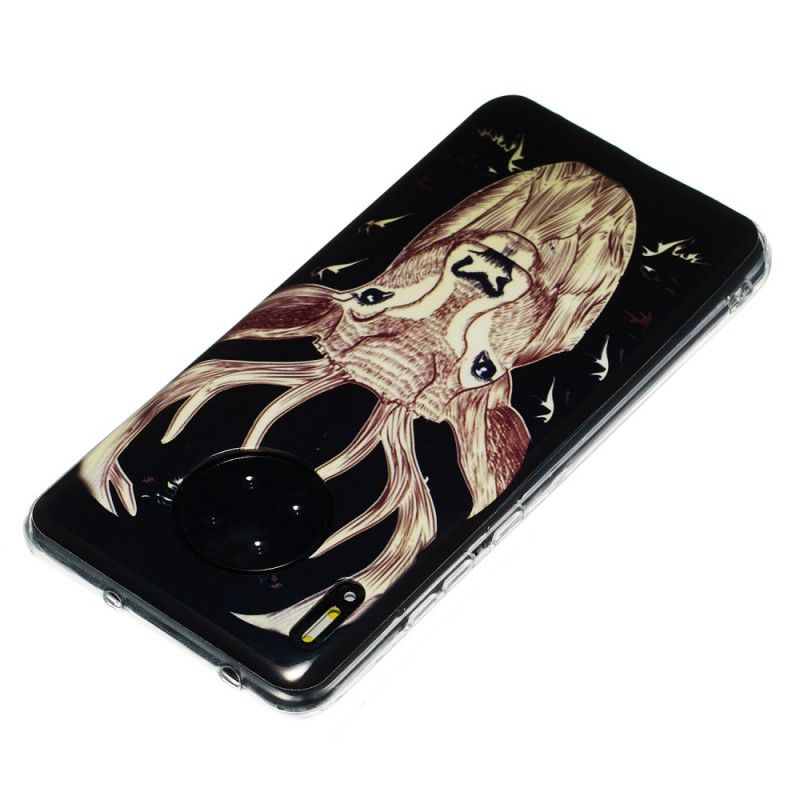 Coque Huawei Mate 30 Cerf Majestueux Fluorescente