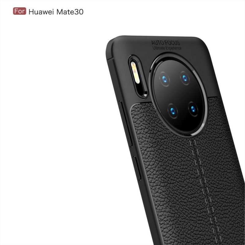 Coque Huawei Mate 30 Effet Cuir Litchi