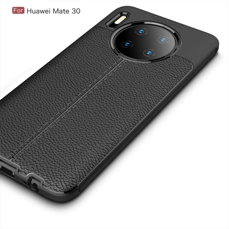 Coque Huawei Mate 30 Effet Cuir Litchi