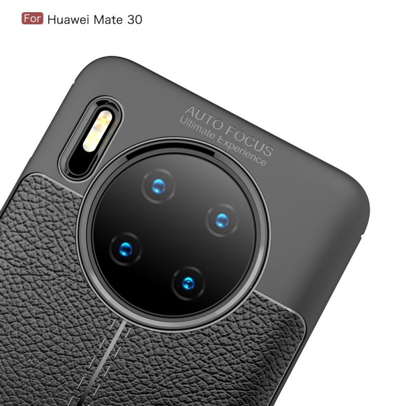 Coque Huawei Mate 30 Effet Cuir Litchi