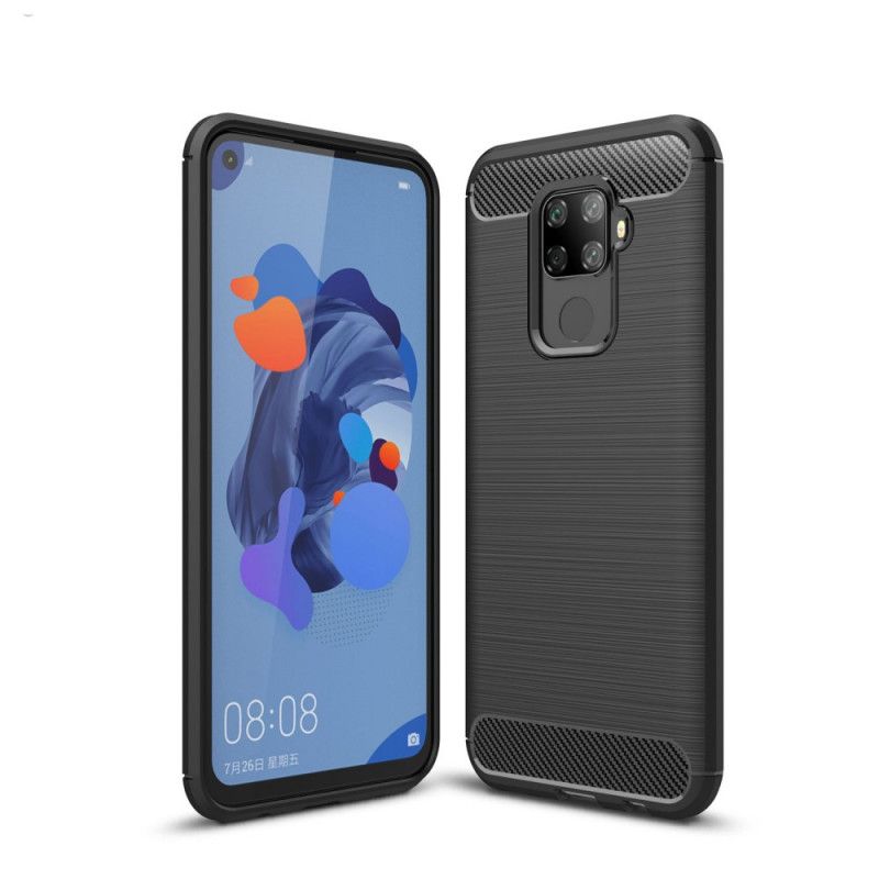 Coque Huawei Mate 30 Lite Fibre Carbone Brossée