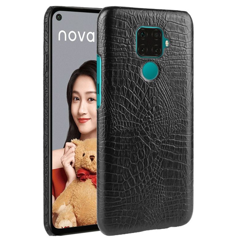 Coque Huawei Mate 30 Lite Style Peau De Crocodile