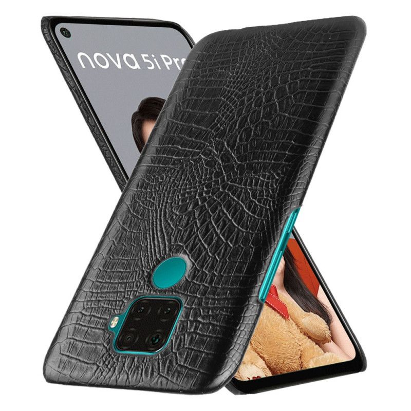 Coque Huawei Mate 30 Lite Style Peau De Crocodile