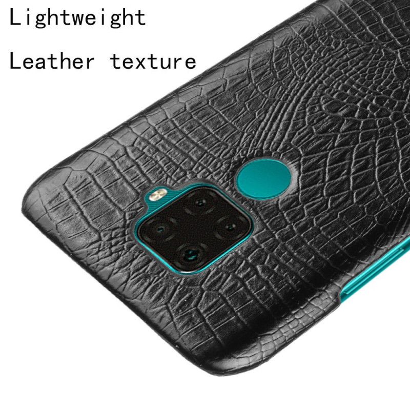 Coque Huawei Mate 30 Lite Style Peau De Crocodile