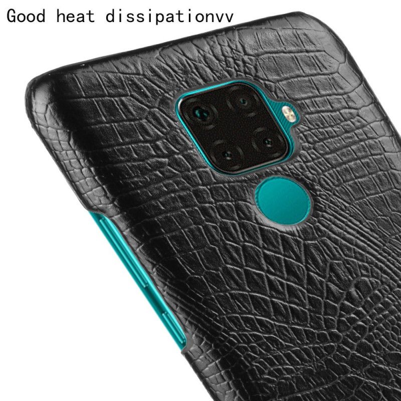 Coque Huawei Mate 30 Lite Style Peau De Crocodile