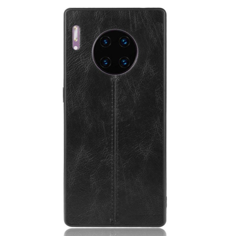 Coque Huawei Mate 30 Pro Effet Cuir Couture