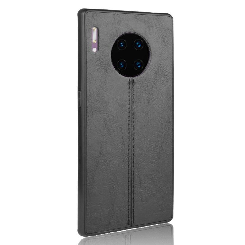 Coque Huawei Mate 30 Pro Effet Cuir Couture