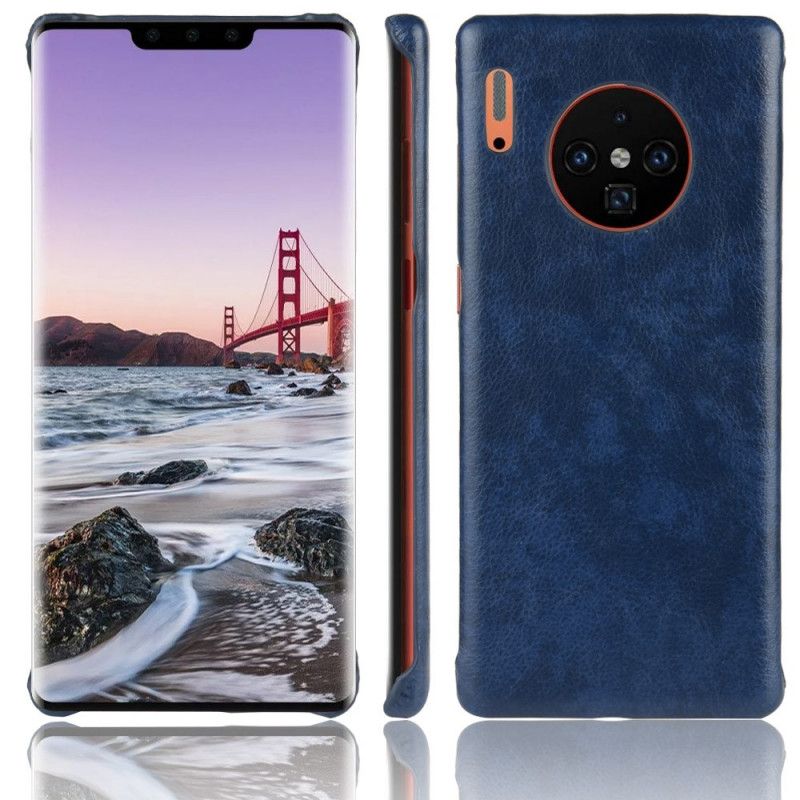 Coque Huawei Mate 30 Pro Effet Cuir Litchi Performance