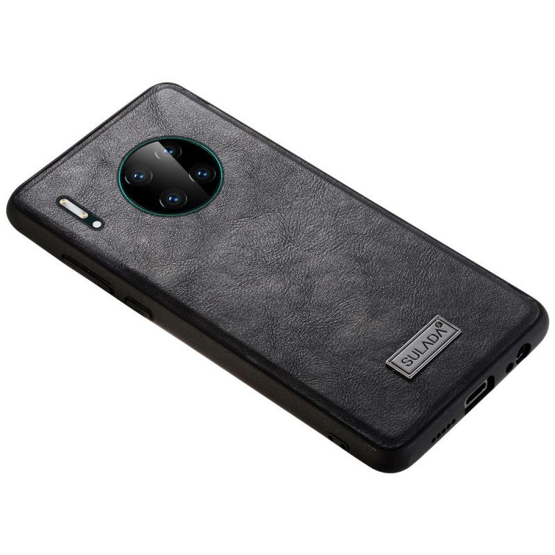 Coque Huawei Mate 30 Pro Sulada Effet Cuir