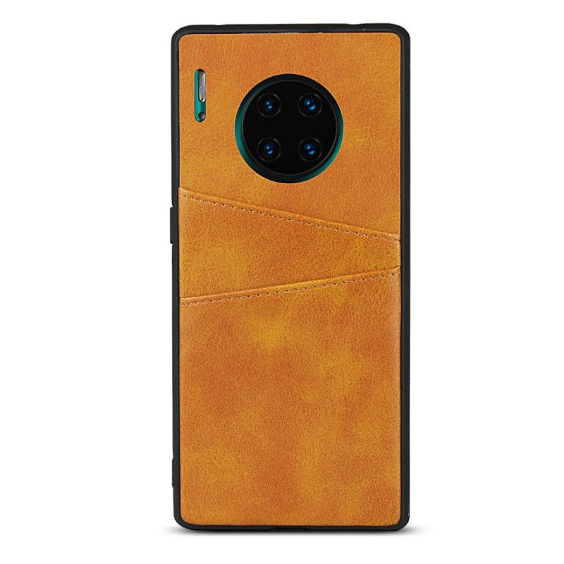 Coque Huawei Mate 30 Pro Texture Cuir Double Porte Cartes