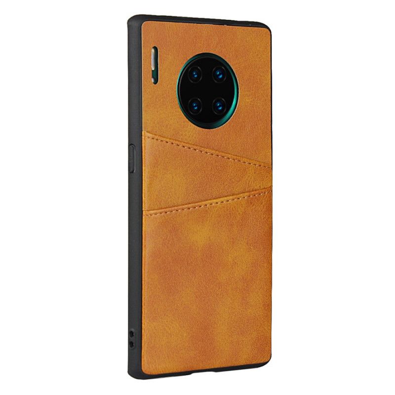 Coque Huawei Mate 30 Pro Texture Cuir Double Porte Cartes