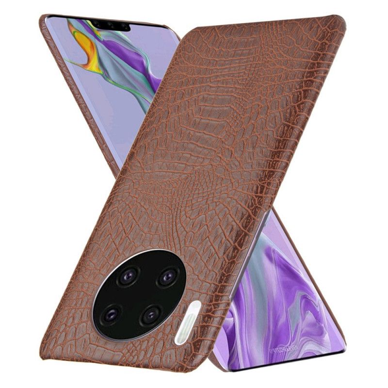 Coque Huawei Mate 30 Style Peau De Crocodile