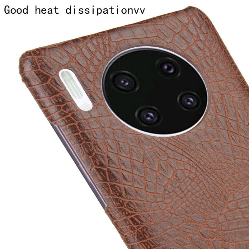 Coque Huawei Mate 30 Style Peau De Crocodile