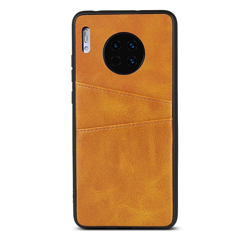 Coque Huawei Mate 30 Texture Cuir Double Porte Cartes