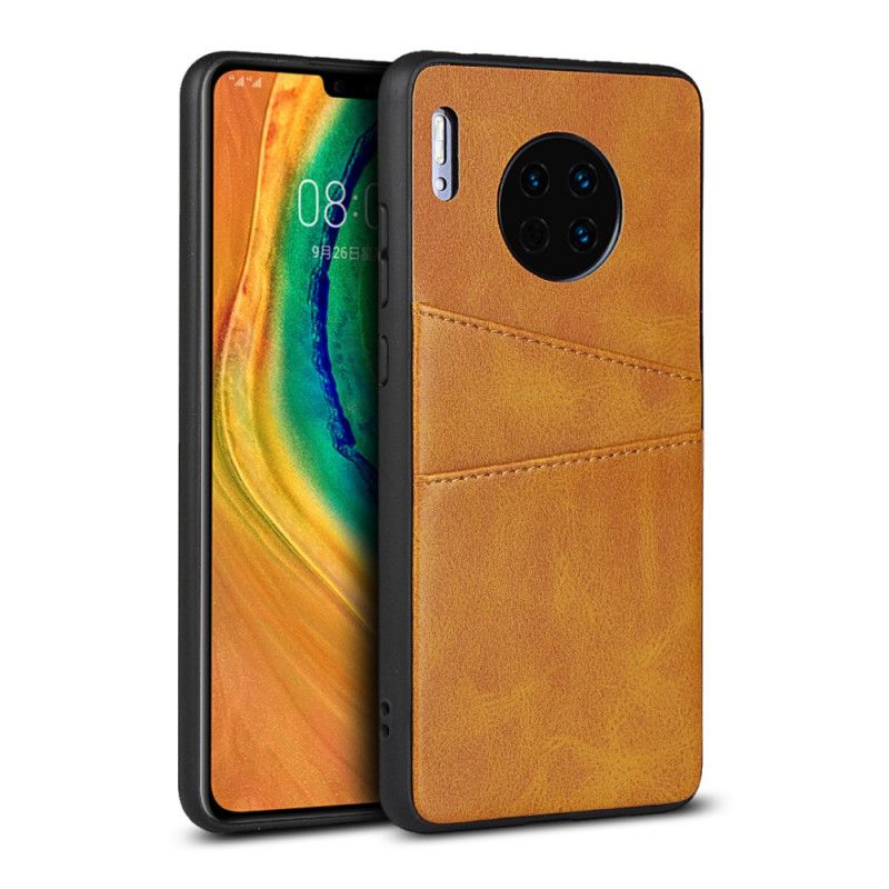 Coque Huawei Mate 30 Texture Cuir Double Porte Cartes