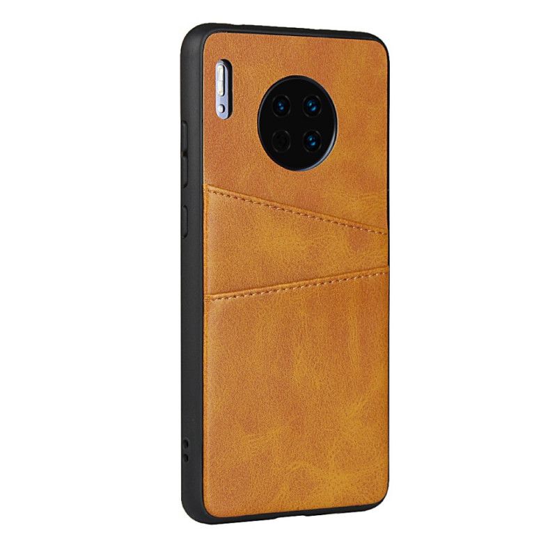 Coque Huawei Mate 30 Texture Cuir Double Porte Cartes