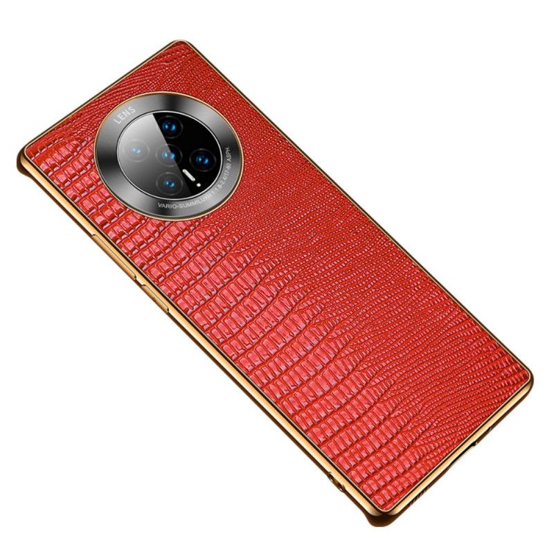 Coque Huawei Mate 40 Pro Véritable Cuir Texture Lézard