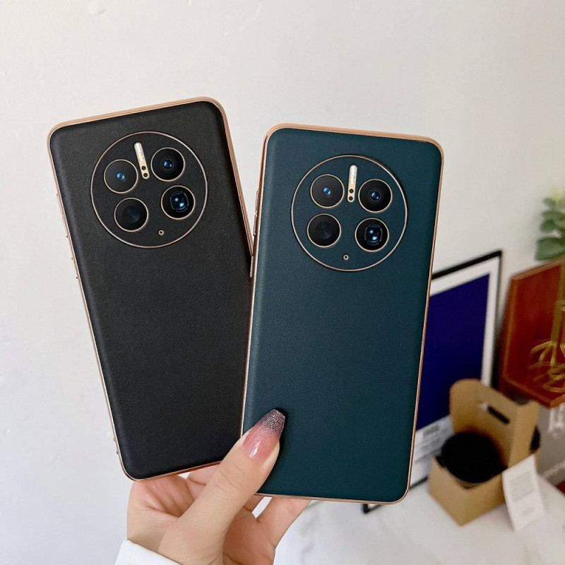 Coque Huawei Mate 50 Pro Véritable Cuir Color