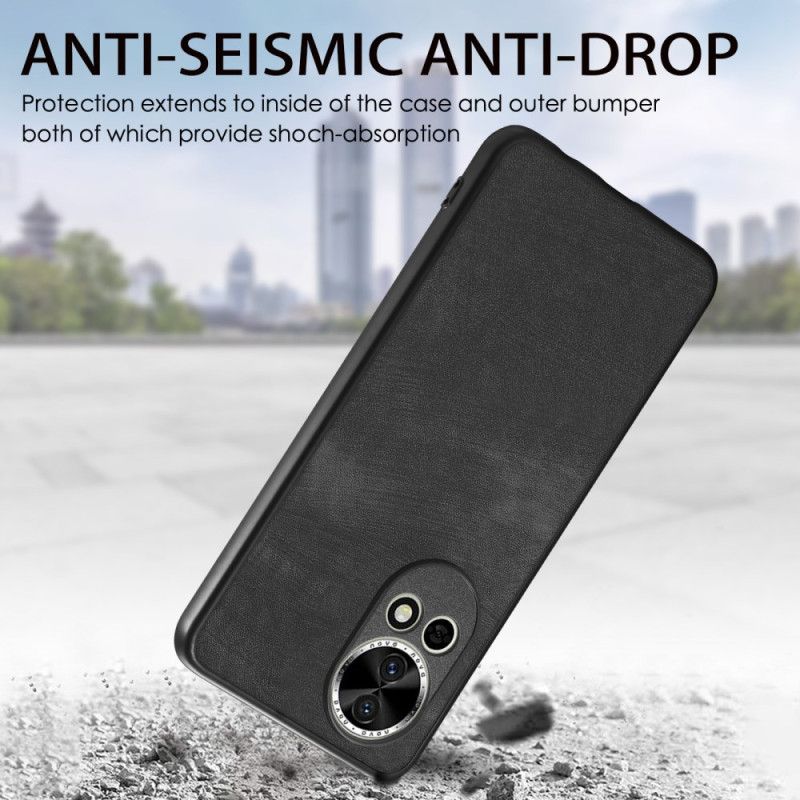 Coque Huawei Nova 13 Effet Cuir Vintage