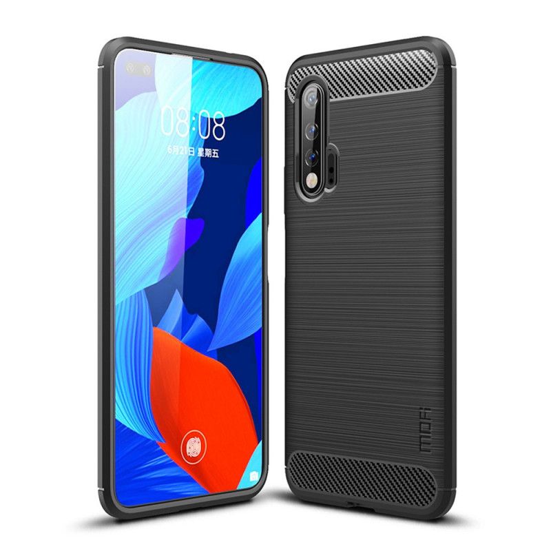 Coque Huawei Nova 6 Fibre Carbone Brossée Mofi