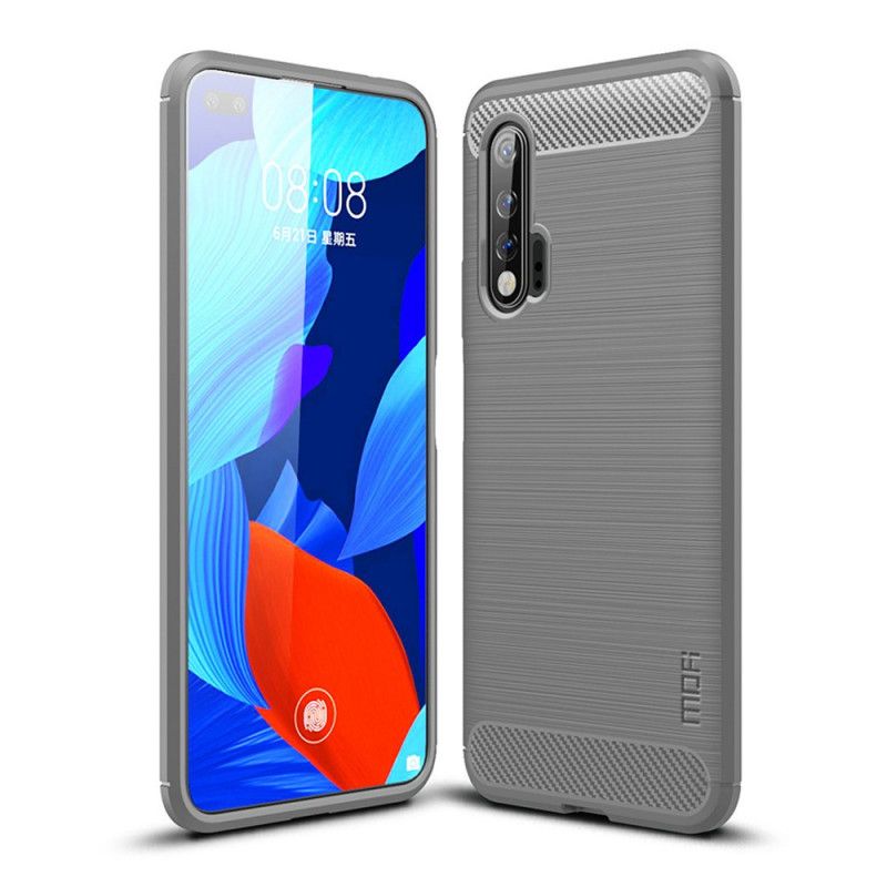 Coque Huawei Nova 6 Fibre Carbone Brossée Mofi