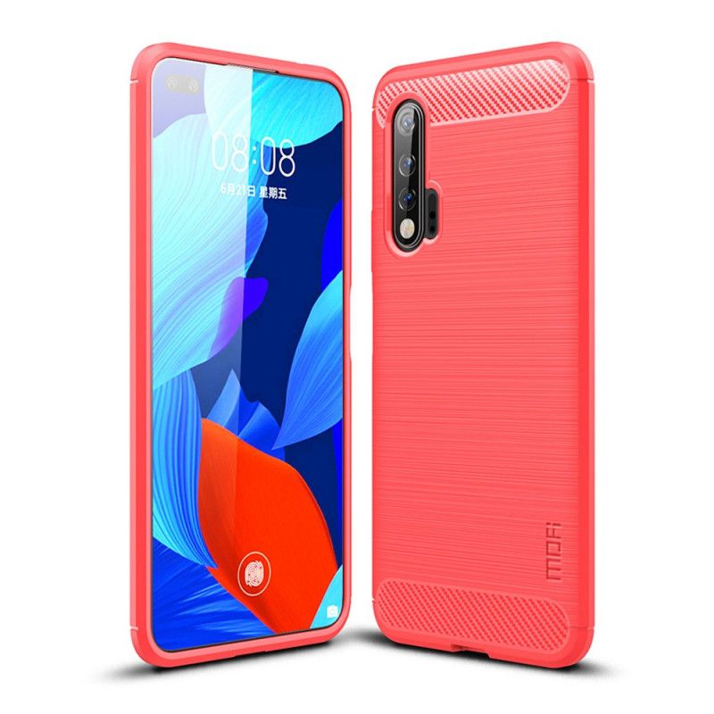 Coque Huawei Nova 6 Fibre Carbone Brossée Mofi