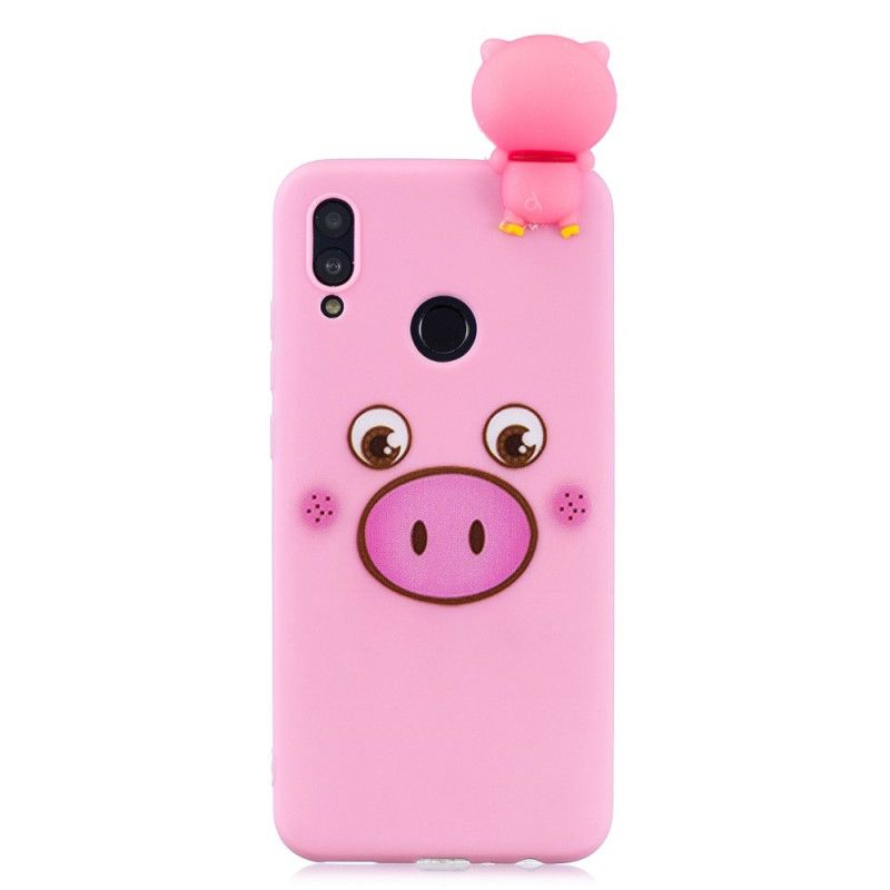 Coque Huawei P Smart 2019 Apollon Le Cochon 3d