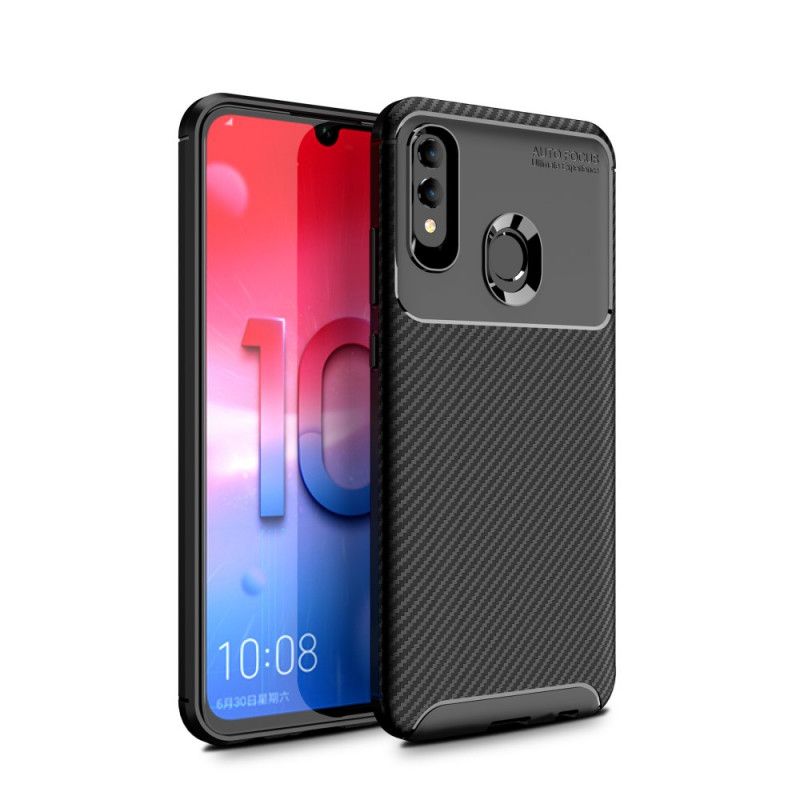 Coque Huawei P Smart 2019 Flexible Texture Fibre Carbone