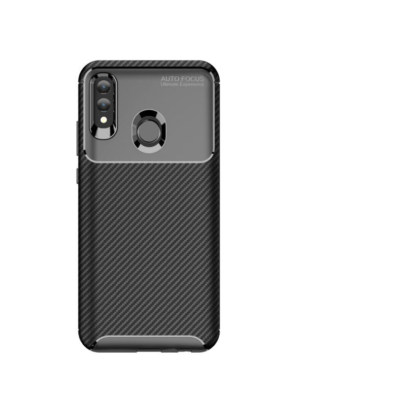 Coque Huawei P Smart 2019 Flexible Texture Fibre Carbone