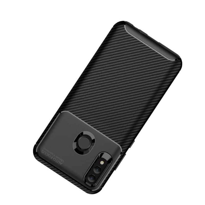 Coque Huawei P Smart 2019 Flexible Texture Fibre Carbone